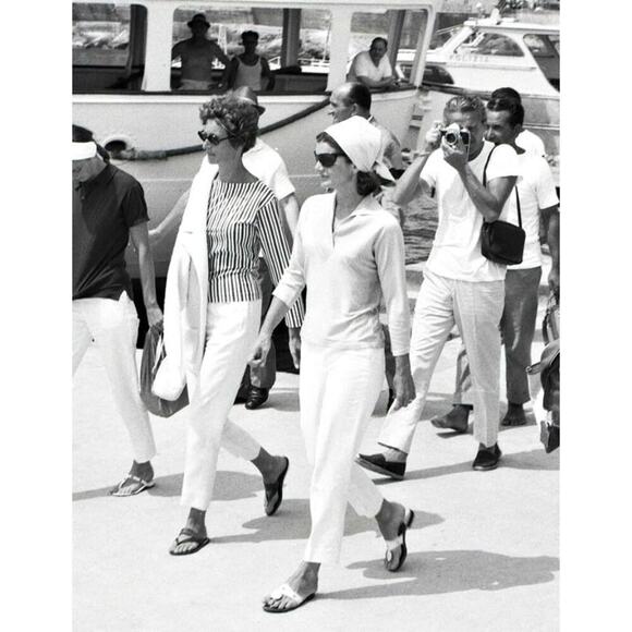 Jack Rogers Palm Beach Burgundy Sandals | Leather Whipstitch Preppy Resort Chic - Picture 14 of 16